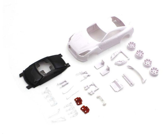 kyosho MZN210 Nissan GT-R (R35) White Body Set w/Rim for AWD - PowerHobby