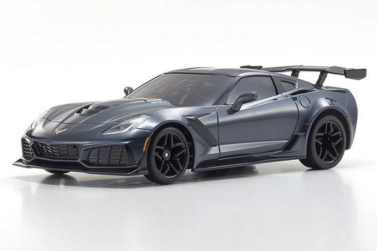 Kyosho ASC MR-03W-MM Chevrolet Corvette ZR1 Shadow Gray Metallic Mini-Z Body - PowerHobby