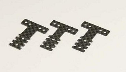 Kyosho MZW403 MM/LM-Type Carbon Fiber Rear Suspension Plate Set MR-03 - PowerHobby