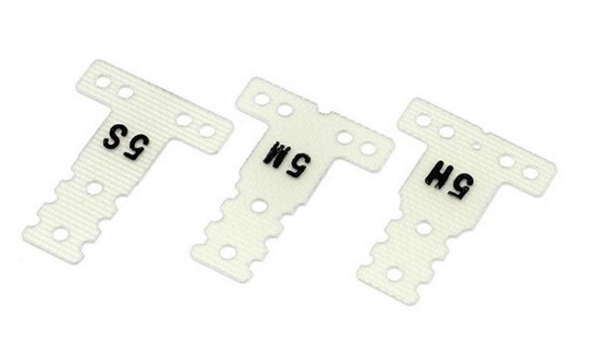 Kyosho MZW437 FRP Rear Suspension Plate Set (0.5 /MR03MM /LM/ MM2) - PowerHobby