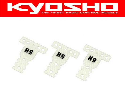 Kyosho MZW437H FRP RearSus.Plate(0.5Hard/3pcs) MR03MM/LM/MM2 - PowerHobby