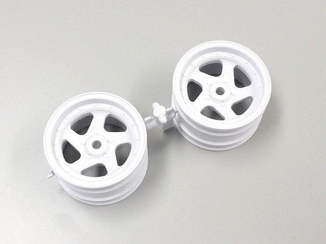 Kyosho OTH244W 5 Spoke Wheel (White / 1Pair) Optima - PowerHobby