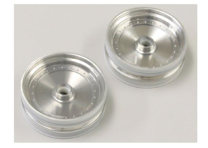 Kyosho SCH001SC Satin Chrome Front Wheel Set (2) Scorpion 2014 - PowerHobby