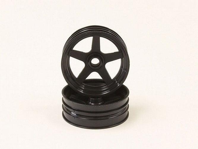 Kyosho SCH003BK Front Wheels Black BEETLE 2014 - PowerHobby