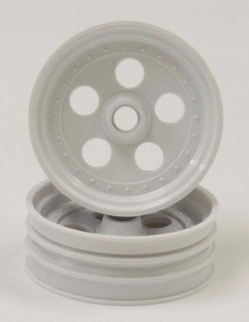 Kyosho SCH007W Front Wheel (White/2pieces/Tomahawk) - PowerHobby