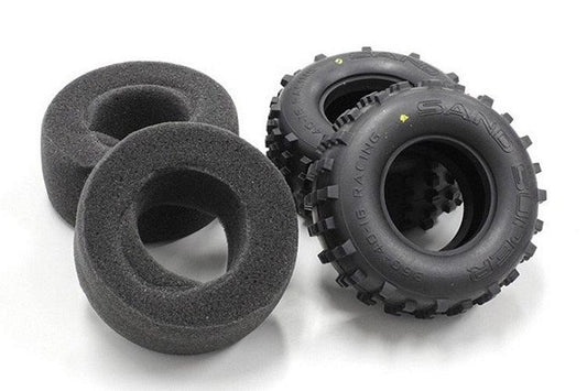 Kyosho SCT002MB Rear Tires (Medium /2Pieces w/Inner) Scorpion 2014 - PowerHobby