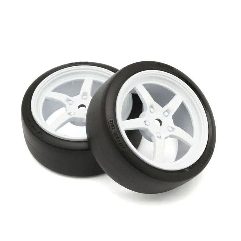 Kyosho FATH704WD Fazer Pre-Mounted Drift Tire w/5-Spoke (2) w/12mm Hex - PowerHobby