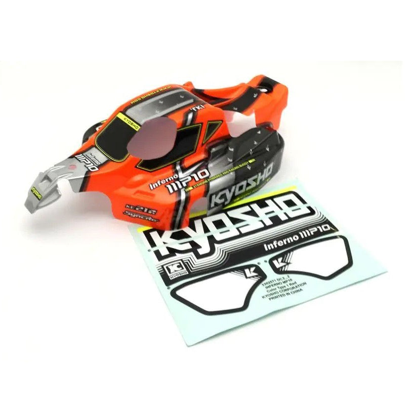 Kyosho IFB119RD INFERNO MP10 Decoration Body Set (Red) - PowerHobby