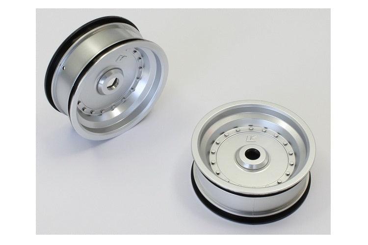 Kyosho SXH001S Silver Front Wheel Set (2) Scorpion XXL - PowerHobby