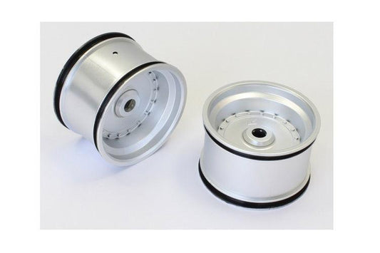 Kyosho SXH002S Silver Rear Wheel Set (2) Scorpion XXL - PowerHobby