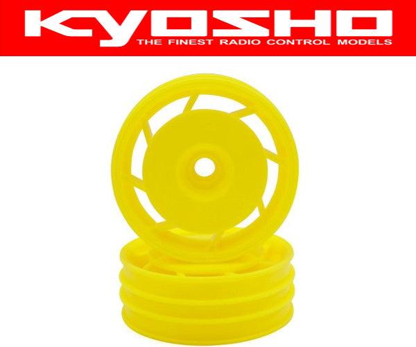 Kyosho UTH001Y 8D Front Wheel 50mm (Yellow/2pcs) Ultima - PowerHobby