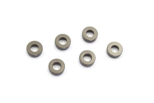 Kyosho W0142GM 3x6x2mm Aluminum Collar Washer (6) Ultima RB6 - PowerHobby