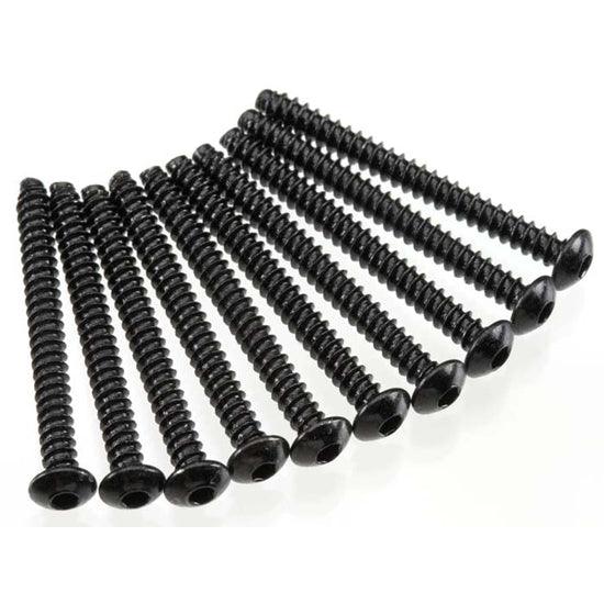 Axial AXA441 SCX10 EXO Wraith Bomber Hex 3x30mm Tapping Button Head Screws (10) - PowerHobby