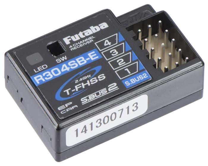 Futaba FUTL7681 R304SBE 4-Channel 2.4GHz FHSS Telemetry Receiver - PowerHobby