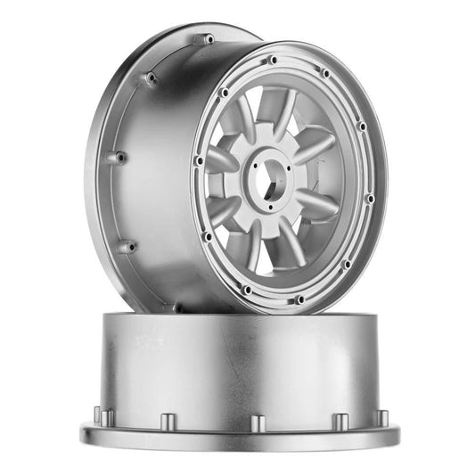 HPI Racing 115765 ML-8 Wheel Silver (120X60MM/2Pieces) Baja 5R - PowerHobby