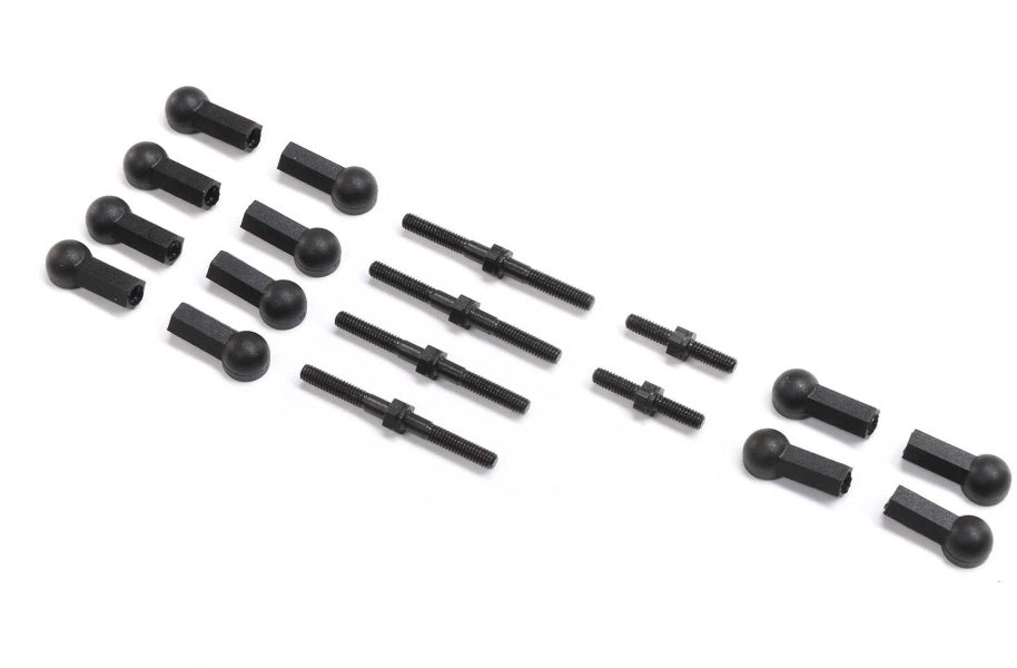 Losi LOS211027 Adjustable Turnbuckle Set (6) Mini JRX2 - PowerHobby