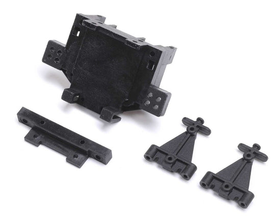 Losi LOS211028 Rear Bulkhead Toe Block Link Mount Mini JRX2 - PowerHobby