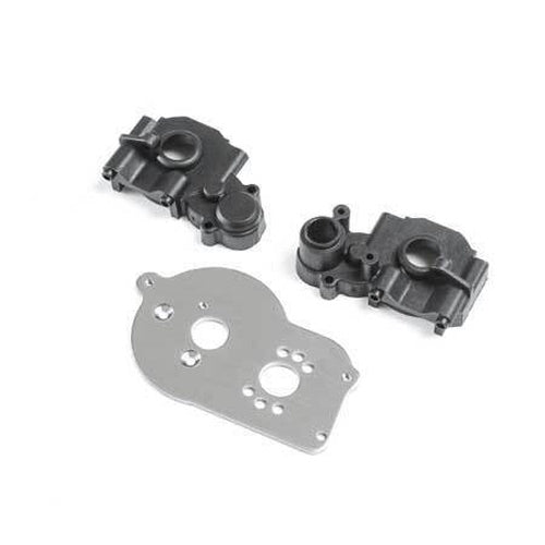 Losi LOS212021 Transmission Case & Motor Plate: Mini-B - PowerHobby