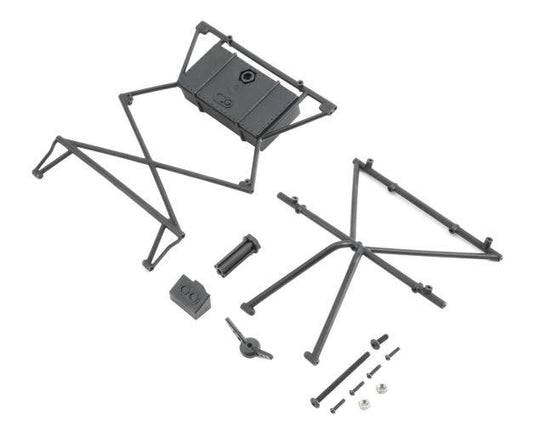 Losi LOS230011 Top Bar X-Bar Cover & Tire Mount Baja Rey - PowerHobby