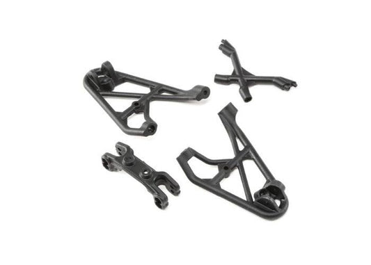 Losi LOS231022 Front Shock Tower Brace / Camber Link Mount Set Rock Rey - PowerHobby