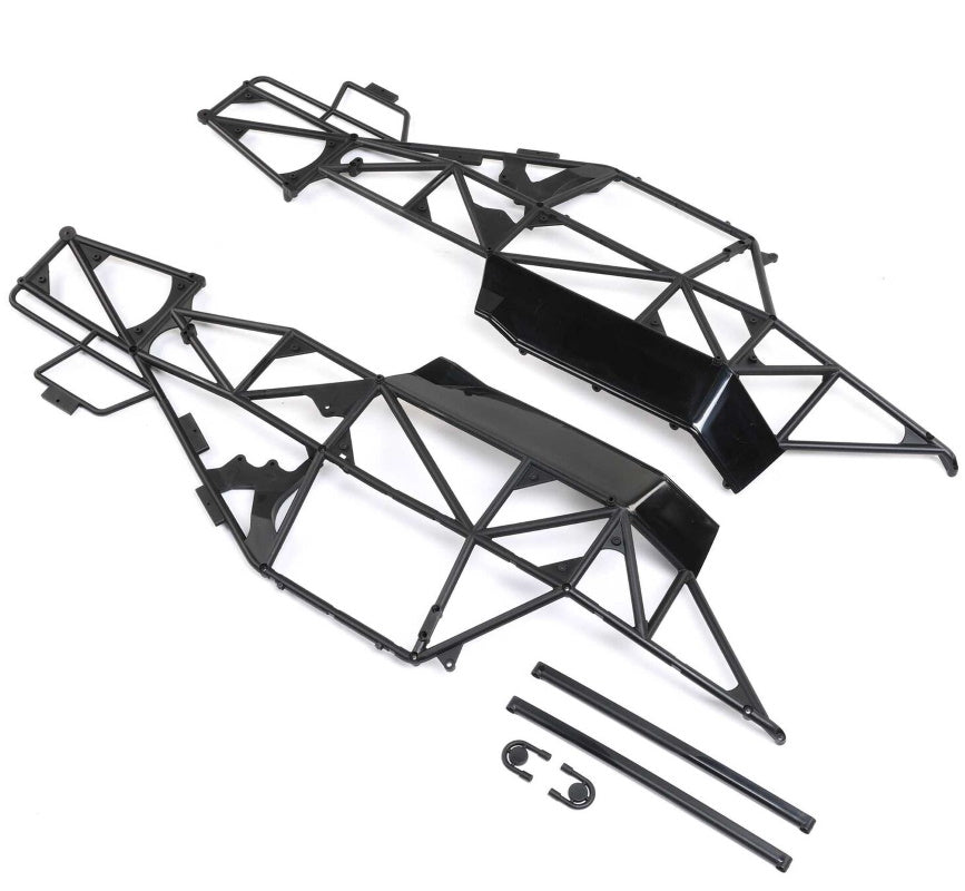 Losi LOS231087 Cage Side Sliders & Mirrors Hammer Rey - PowerHobby