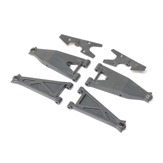 Losi LOS234053 Front Suspension Arm Set Gray RZR Rey - PowerHobby