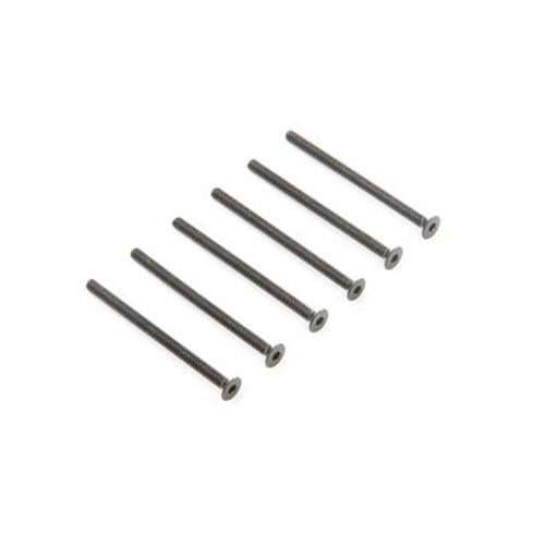 Losi LOS235028 M3 x 45mm Flat Head Screws (6) - PowerHobby