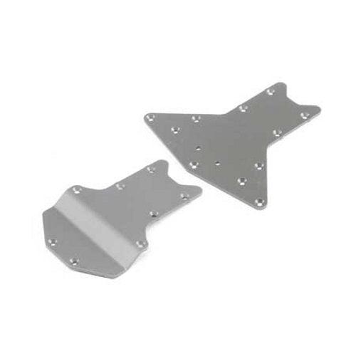 Losi LOS241022 Skid Plate Set Front/Rear LST 3XL-E - PowerHobby