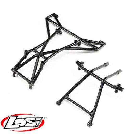 Losi LOS241042 Top and Upper Cage Bars Black LMT - PowerHobby