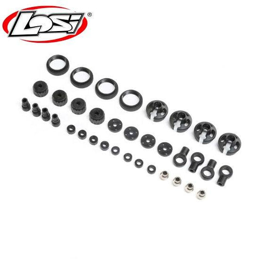 Losi LOS243014 Shock Plastics & Balls (4) LMT - PowerHobby