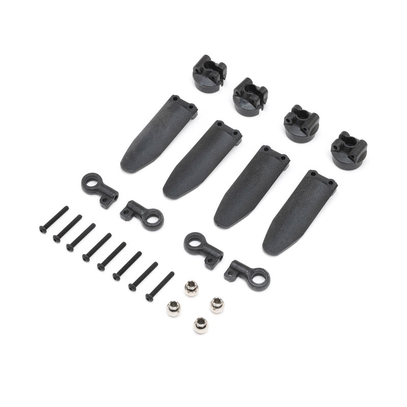 Losi LOS243020 LMT Mega Shock Rod End & Guards (4) - PowerHobby