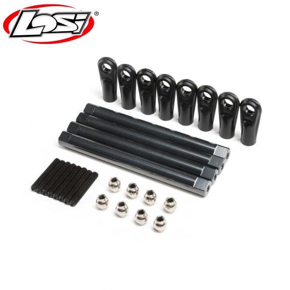 Losi LOS244008 Lower 4-link Bar Set (4) LMT - PowerHobby