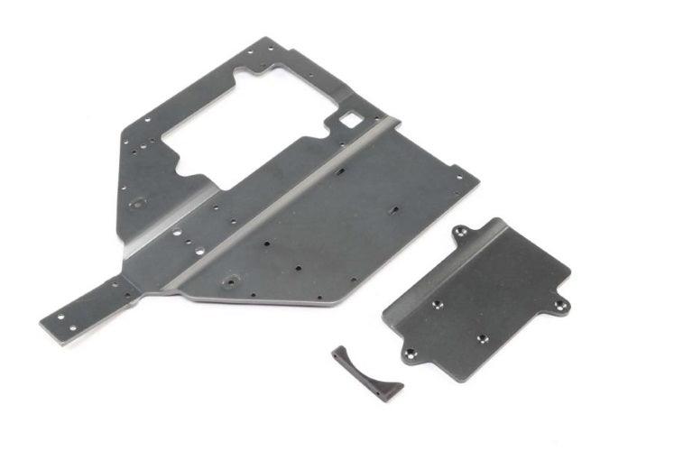 Losi Racing LOS251061 Chassis and Motor Cover Plate 1/6 Super Baja Rey - PowerHobby