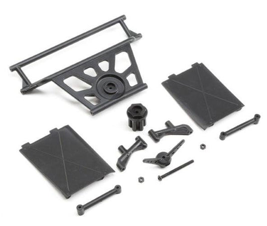 Losi LOS251078 Cage Rear /Tower Supports /Mud Guards Super Rock Rey - PowerHobby