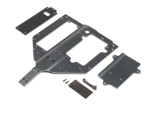 Losi Racing LOS251083 Chassis Motor & Battery Cover Plates Super Rock Rey - PowerHobby