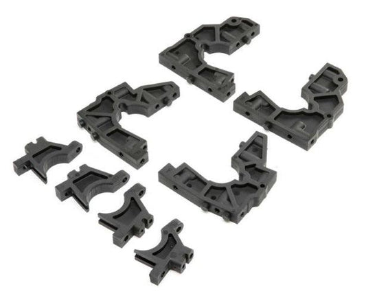 Losi Racing LOS251102 Front Rear Bulkhead Set Desert Buggy XL-E 2.0 - PowerHobby