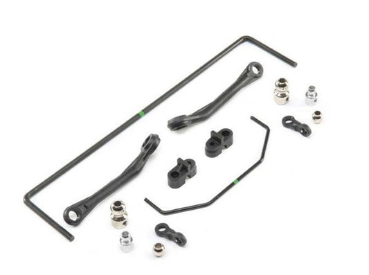 Losi Racing LOS254043 Front and Rear Sway Bar Set 1/6 Super Baja Rey - PowerHobby