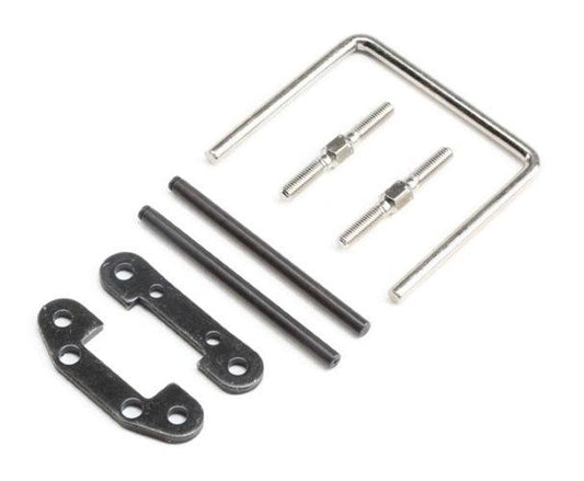 Losi Racing LOS254058 Front Hinge Pin & Brace Set Super Rock Rey - PowerHobby