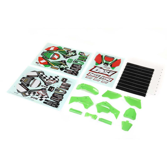 Losi LOS260002 Green Plastics w/Wraps PM-MX - PowerHobby