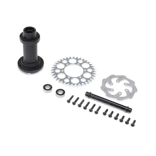 Losi LOS262014 Complete Rear Hub Assembly: Promoto-MX - PowerHobby