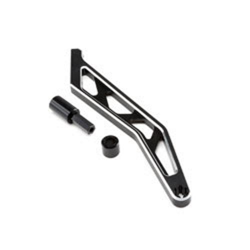 Losi LOS351005 Chassis Brace Rear Black Aluminum Monster Truck XL - PowerHobby