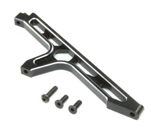 Losi Racing LOS351016 Chassis Brace Front Aluminum Black Desert Buggy XL-E 2.0 - PowerHobby