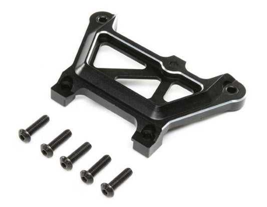 Losi Racing LOS351018 Front Top Plate Aluminum Black Desert Buggy XL-E 2.0 - PowerHobby