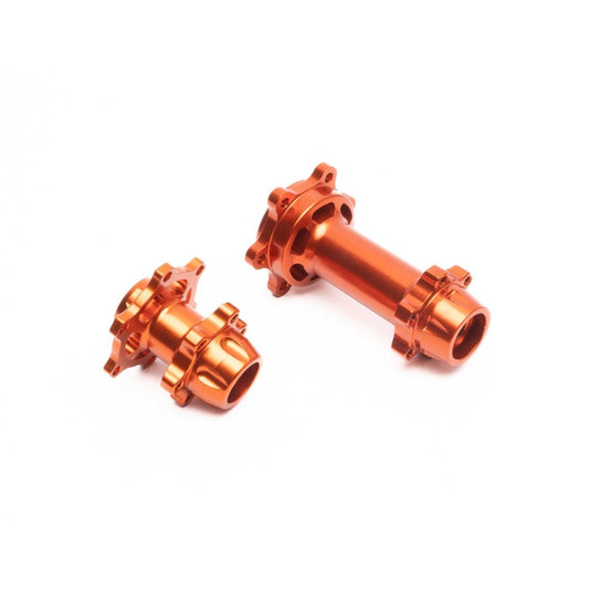 Losi LOS362003 Aluminum Hub Set Machined Orange PM-MX - PowerHobby