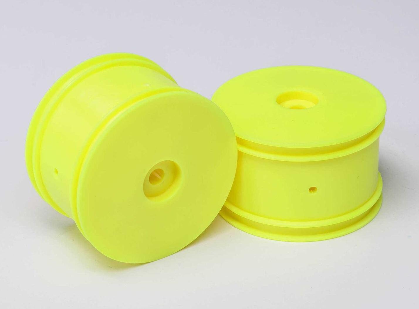 Losi LOS41028 Rear Wheel Yellow (2) Mini-B - PowerHobby