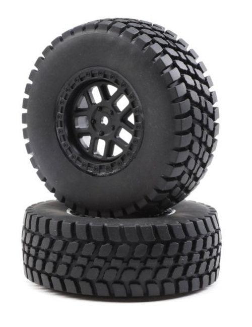 Losi Racing LOS43025 Alpine Wheel and Tire Mounted (2) Baja Rey - PowerHobby