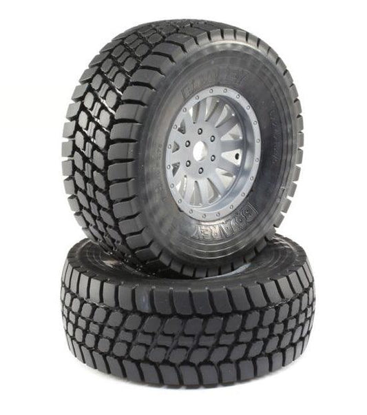 Losi LOS45021 Desert Claw Tires and Wheels Mounted (2) 1/6 Super Baja Rey - PowerHobby