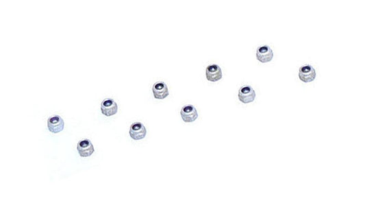 Losi LOSA6306 4-40 Aluminum Mini-Nuts (10) XXX-SCT XXX-SCB 8IGHT-E 4wd 22 4.0 - PowerHobby