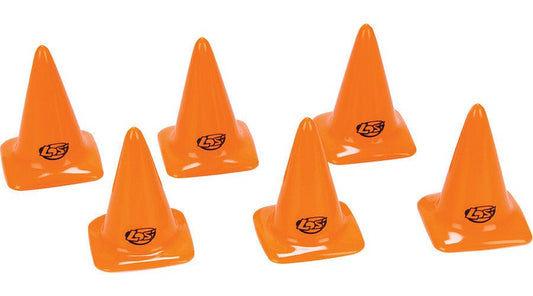 Losi LOSB1107 Course/Track Cones Orange 2.75inch 6 - PowerHobby