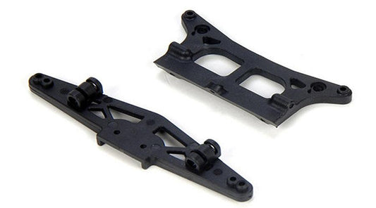 Losi LOSB1852 Front/Rear Shock Tower & Lower Shock Mounts 1/16 Mini SCT - PowerHobby